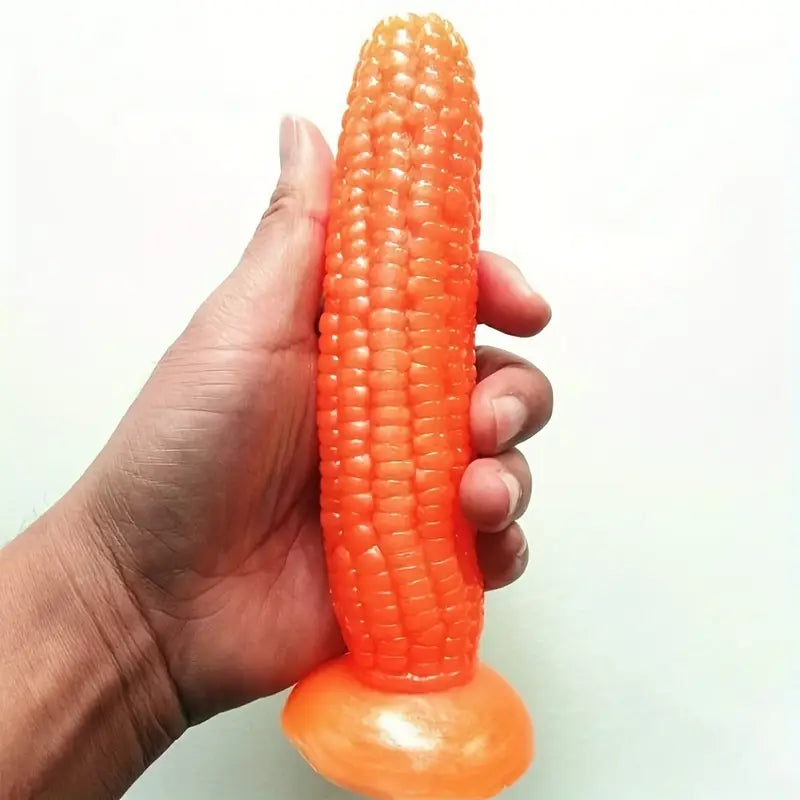 6.3in 6.7in 7in Corn Banana Cucumber PVC Discreet Dildo For Anal Sex