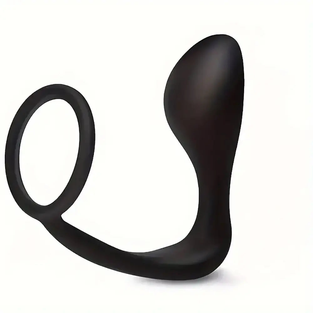 Silicone Anal Plug Solid Color Prostate Massager Cock Ring G-Spot