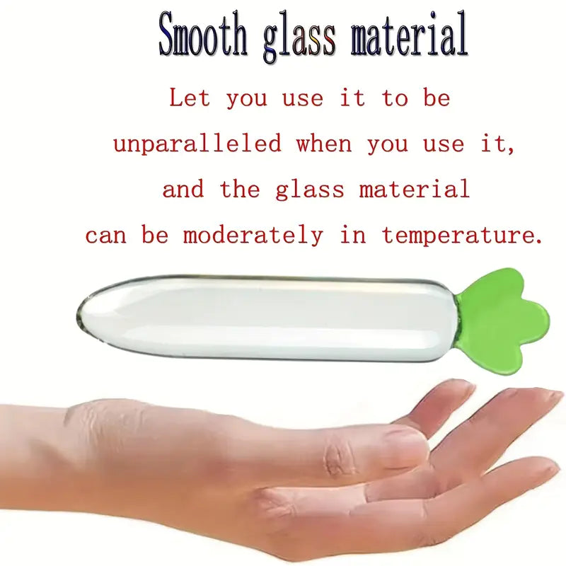 Glass Anal Butt Plug Crystal Butt Plug VegetableFruit Shape Crystal Dildo