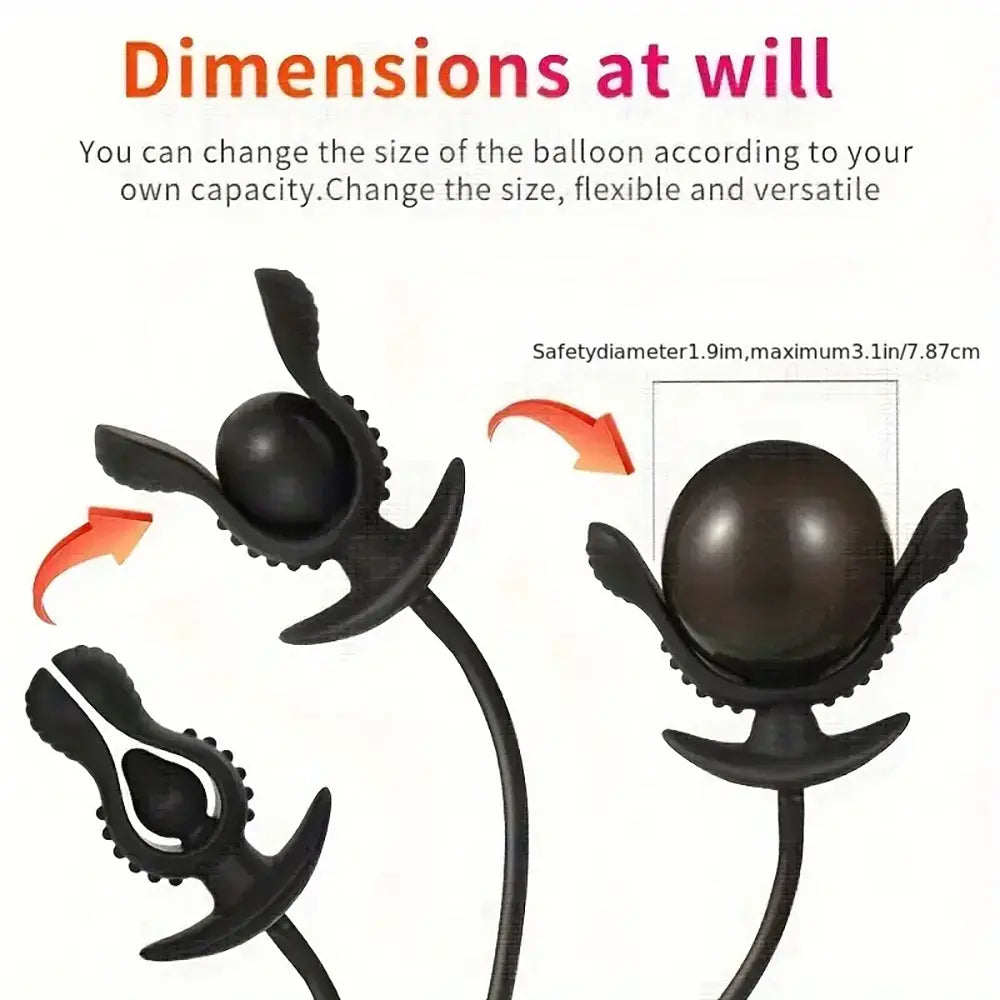 Inflatable Anal Plug Sexy Erogenous Safe Stimulation Expander For Men Pleasure