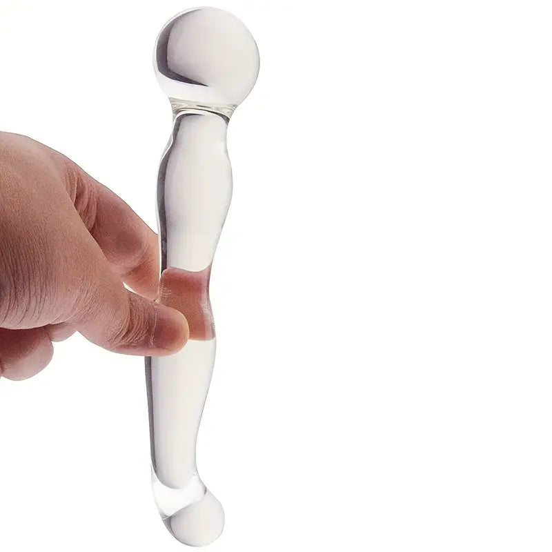 Glass Anal Plug Mini Crystal Ball Butt Sex Pleasure Wand Adult Sex Toy