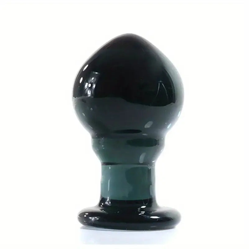 Peach-Shaped Glass Butt Plug For Couples Anal Sex Toy For Adults