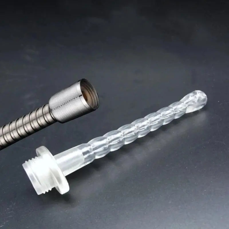 Guided Anal Douche Portable Showerhead Converter Silicone Soft Head