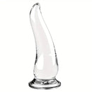 Clear TPR Anal Plug Trainer With Strong Suction Cup Body-Safe Erotic Toy