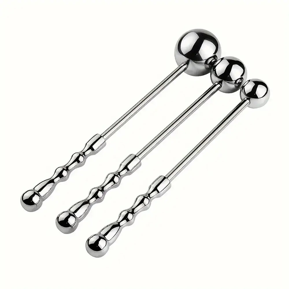 Stainless Steel Handheld Anal Expansion Training Sex Toy For Adults