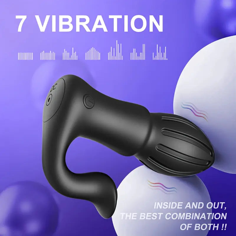 Rocket Prostate Massager G-Spot Toy Women Plug Vibrating Butt Plug