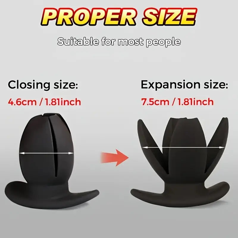 Adult Anal Dilator Silicone Four-piece Design Safe Skin-Friendly Butt Plug