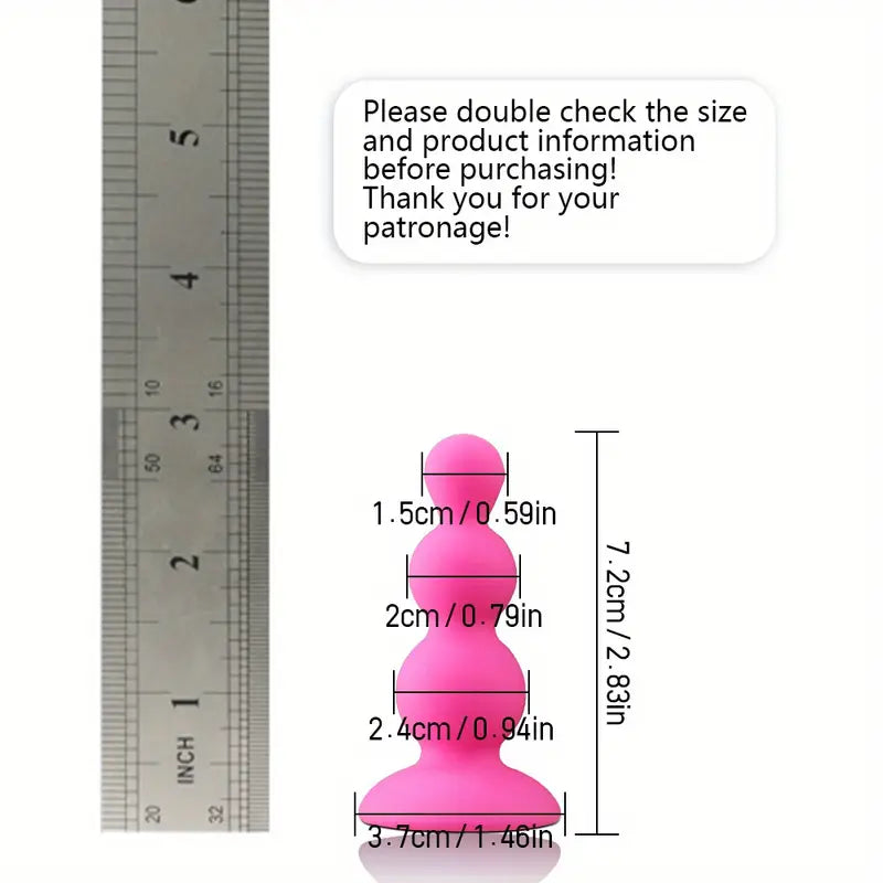 Silicone Anal Plug Prostate Massage Anal Dilator For Men Women