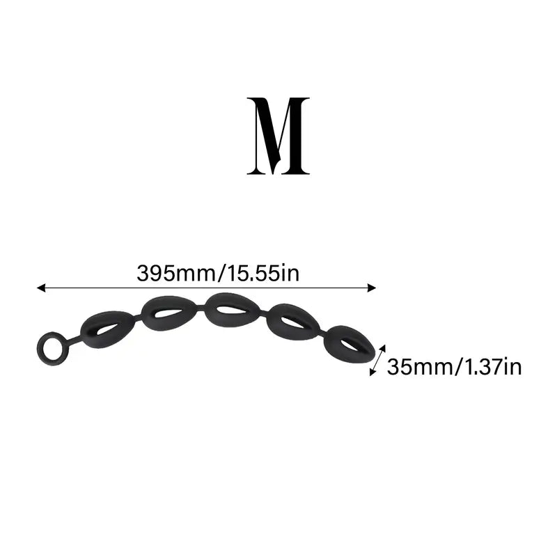 Silicone Anal Bead Plug Deep Passion Butt PlugHand Washable Adult Dilator