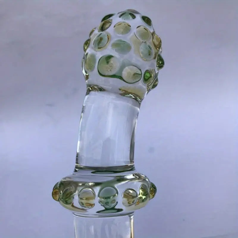 Glass Transparent Crystal Anal Plug Masturbator Anal Dilator Sex Toy