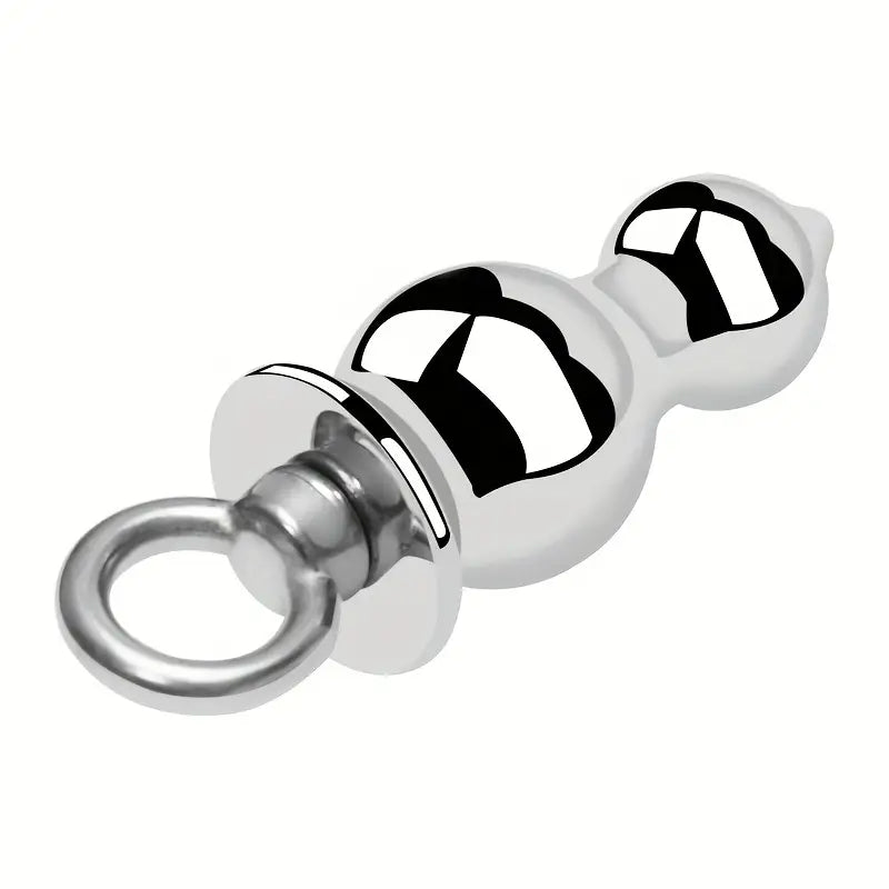 Metal Detachable Sling Ring Handheld Anal Plug Anal Sex Toy