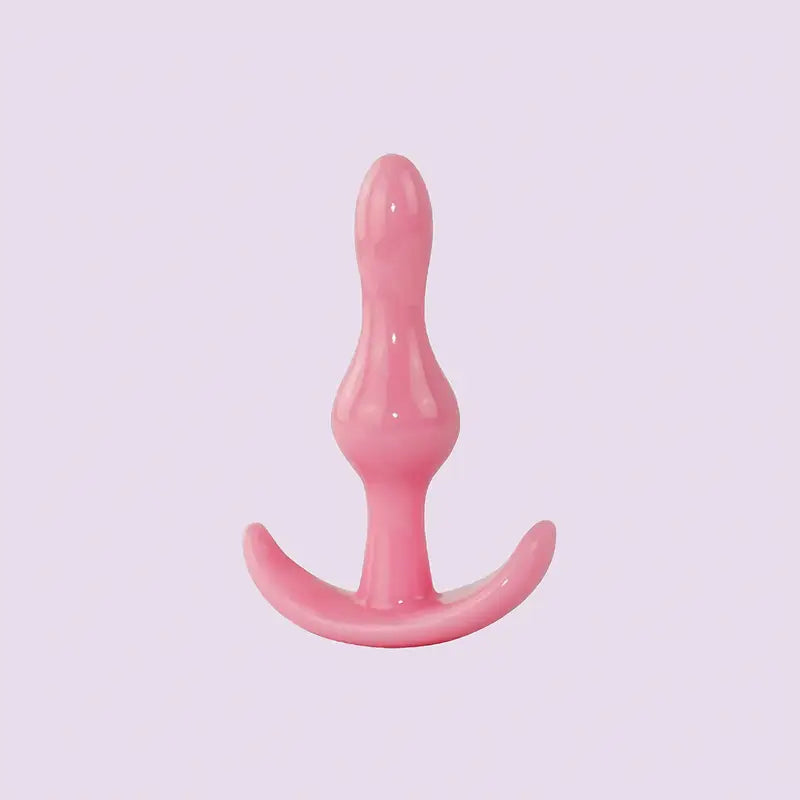 2 Bead Silicone Anal Plug With Anal Beads For Anal Love Sex Toy