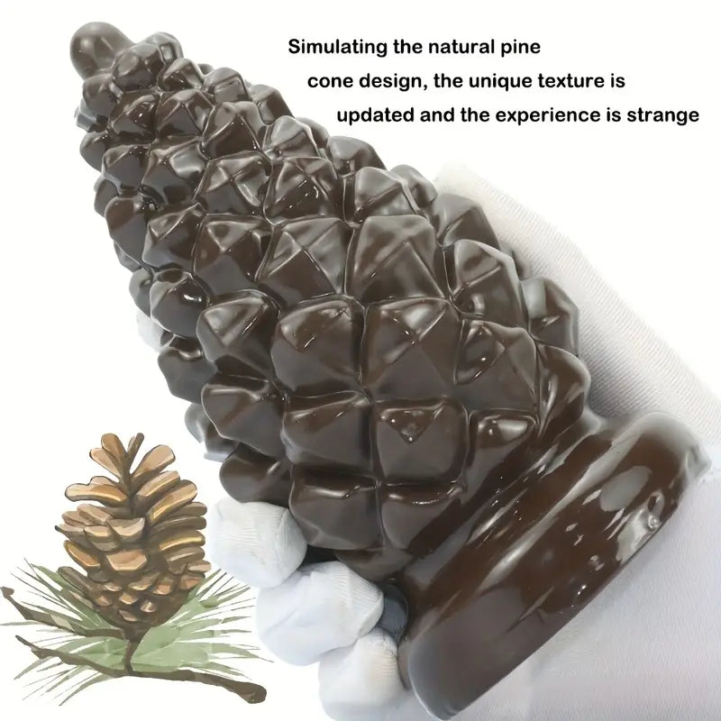 2 Models Pine Cone Shaped Thick Anal Plug For Anal Love Sex Toy