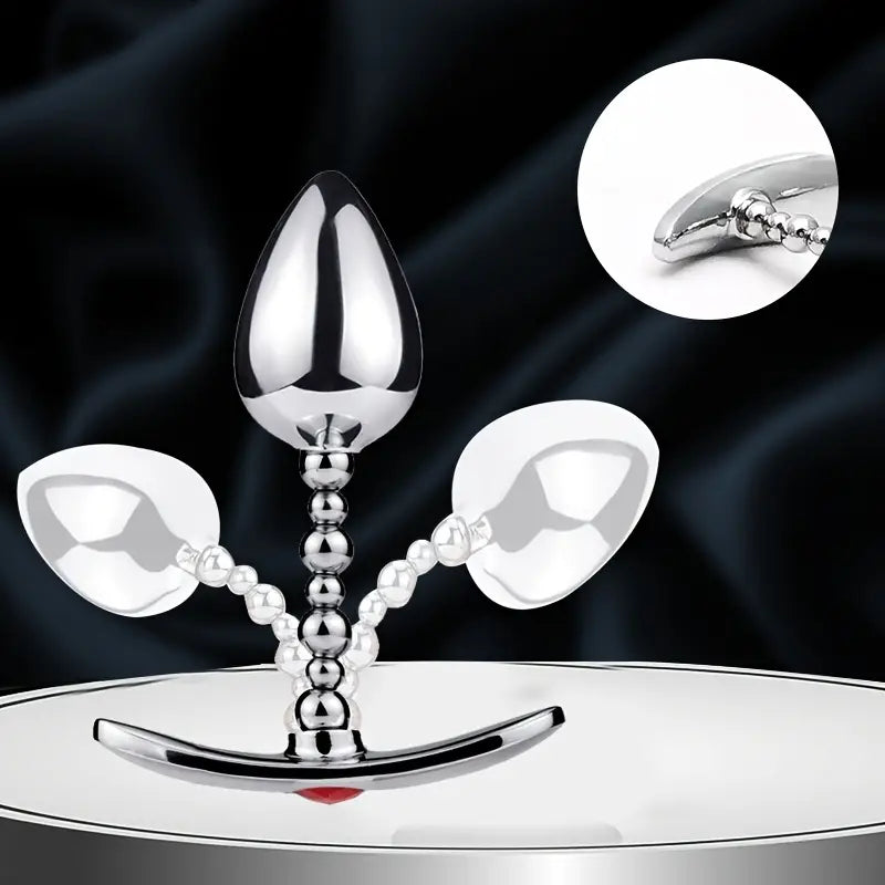 Metal BDSM Stainless Steel Butt Plug Chastity Anal Expansion Tool
