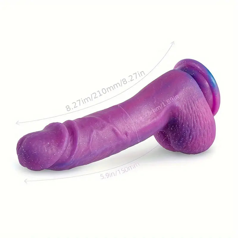 8.27in Realistic Dildo With Strong Suction Cup Anal Prostate Play Sex Toy