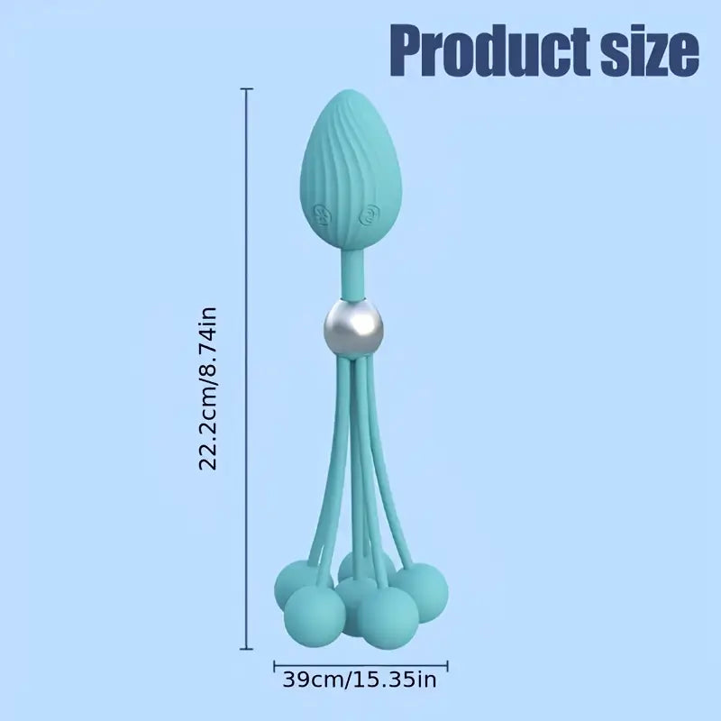 Female Multi Vibratio Bead Anal Toy Massage Vibrator G-spot Stimulator