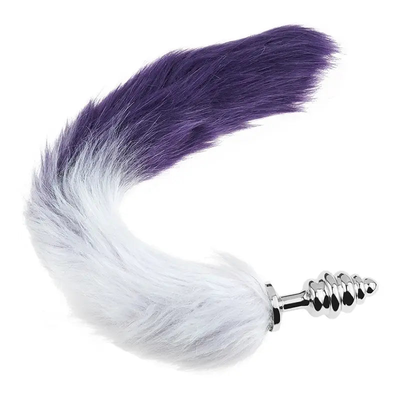 Smooth Long Fox Tail Flirting Animal Tail Butt Plug Women Men SM Role Play