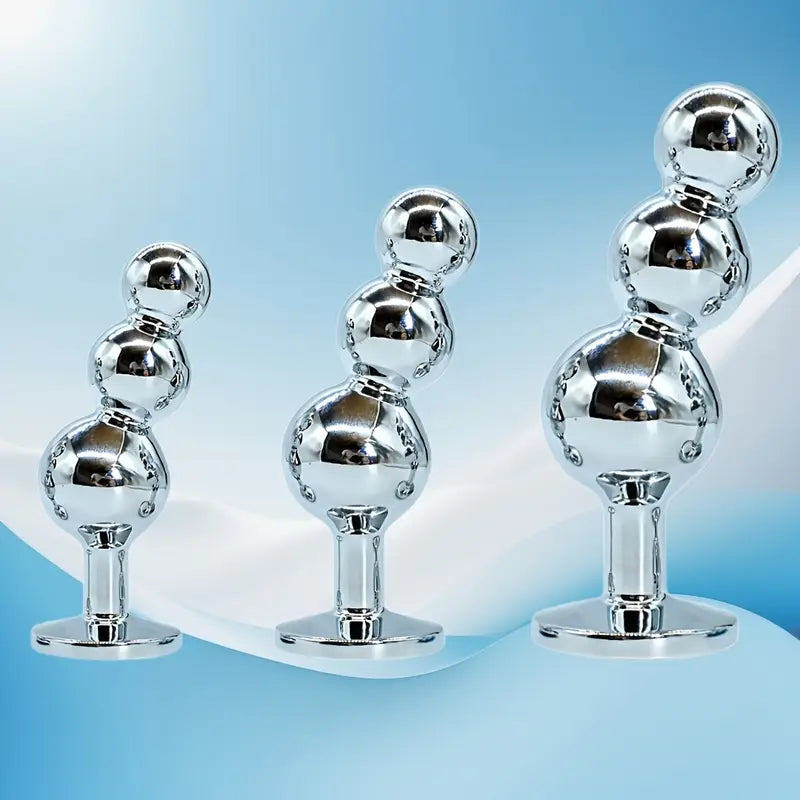 3pcs Set Metal Anal Plugs Sex Toys Iron Tree Blossoms Anal Sex Toy