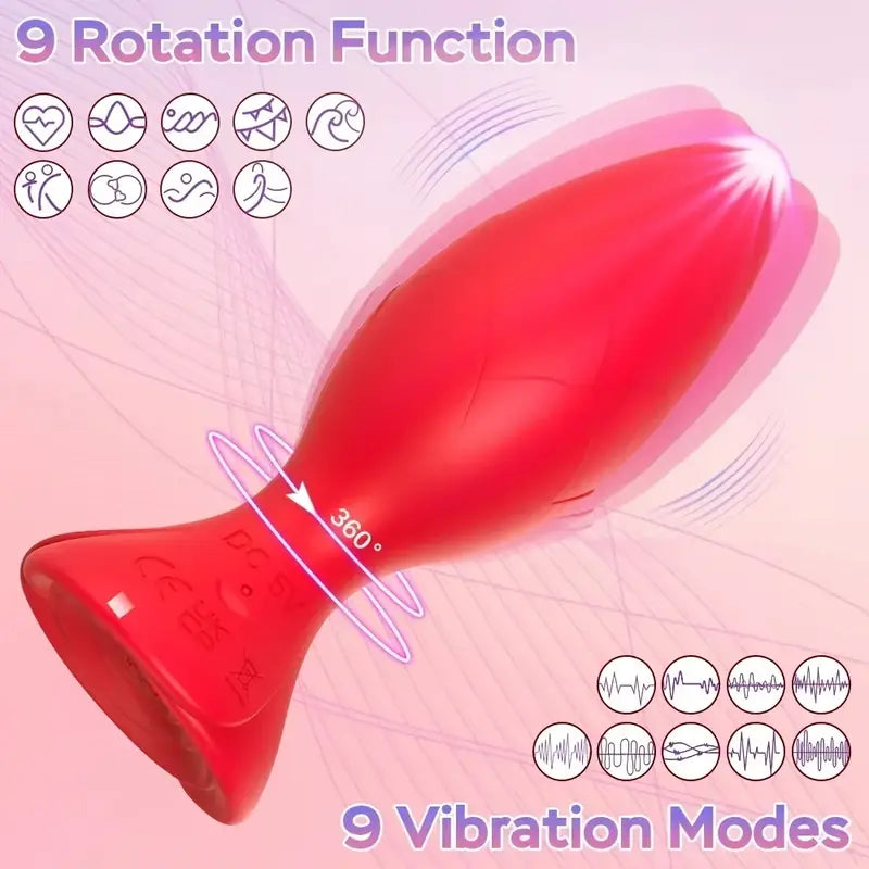 Anal Toy Vibrator With 9 Vibration Modes Prostate Massager Vibrator
