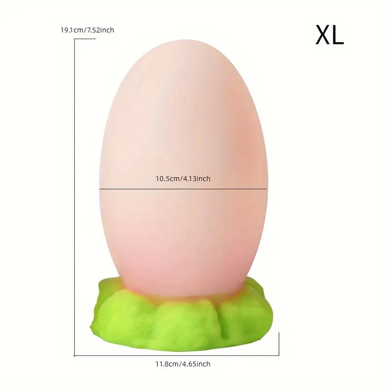 Liquid Silicone Huge Egg Ball Anal Plug Big Butt Plug Anus Expansion