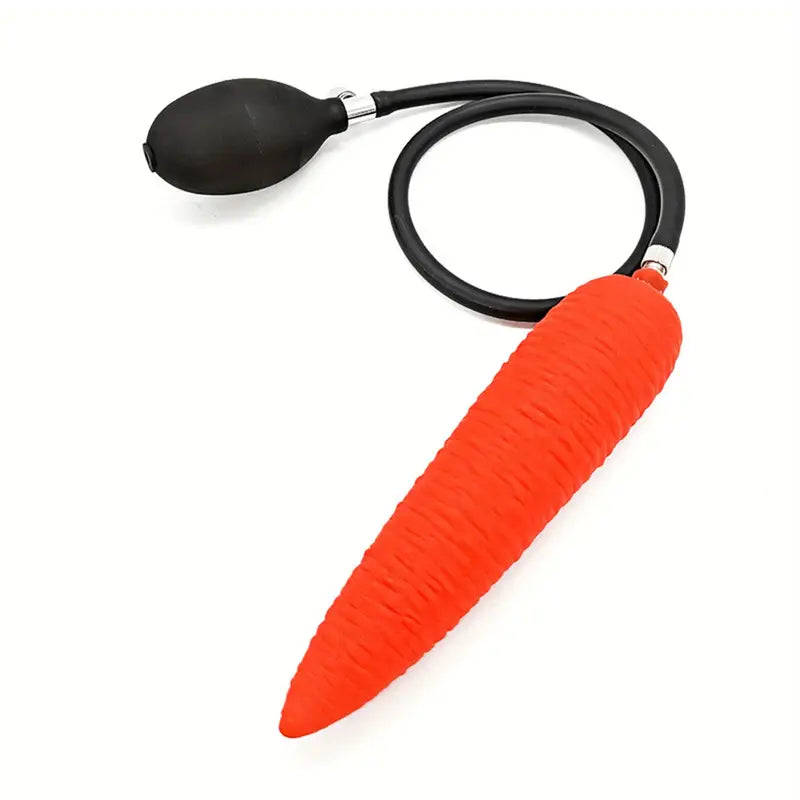 Inflatable Simulated- Carrot Shaped Adult Sex Toy Anal Plug For Anal Sex