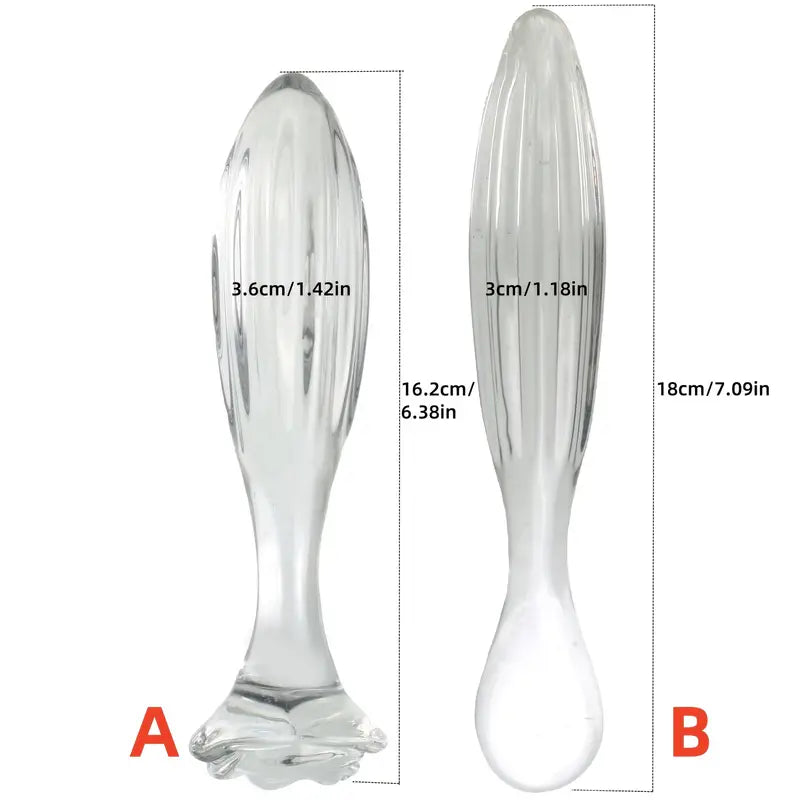Premium Glass Dildo Anal Plug For Couples Adult Anal Sex Toy