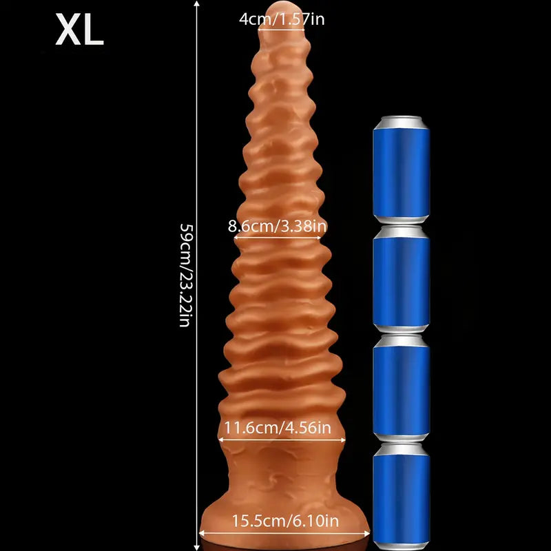 Large Silicone Anal Plug Unbelievable Size Suction Cup Butt Plug