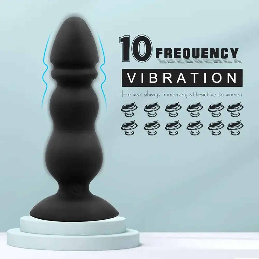 Vibrating Anal Plug 9 Frequency Vibrating Anal Plug Anal Sex Toy