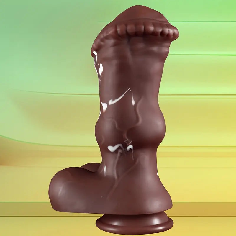 8.7inch Horse Anal Sex Toy Anal Plug Trainer Soft Animal Anal Dilator