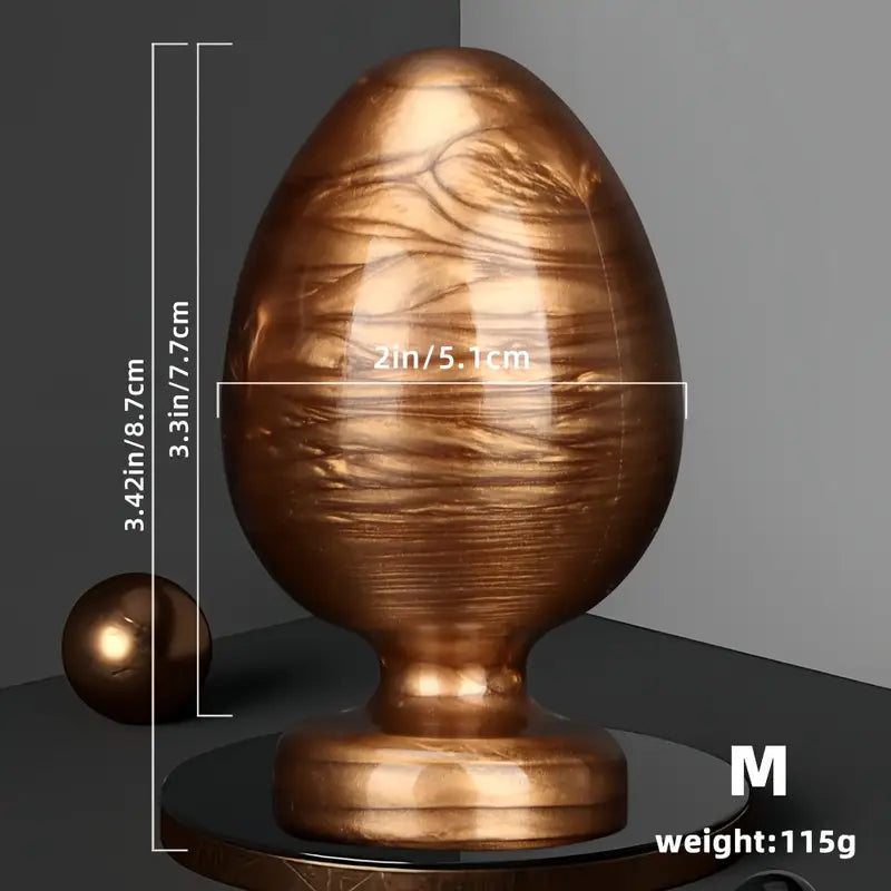 Flexible PVC Anal Plug Sex Toy Comfortable Anal Dilation Insert