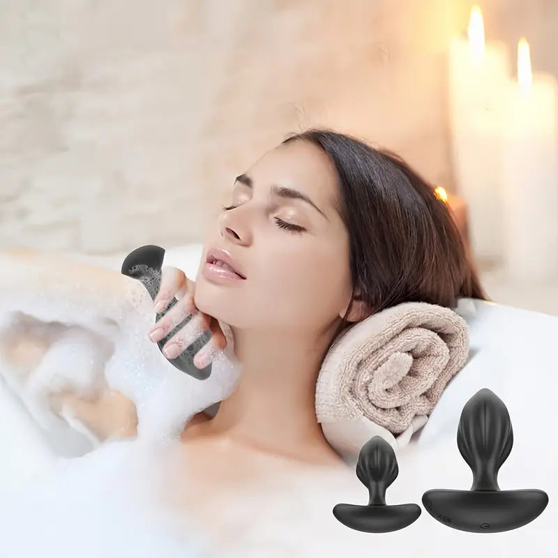 2pcs Butt Plug Anal Sex Toy Silicone Anal Plug Heartbeat For Women Men