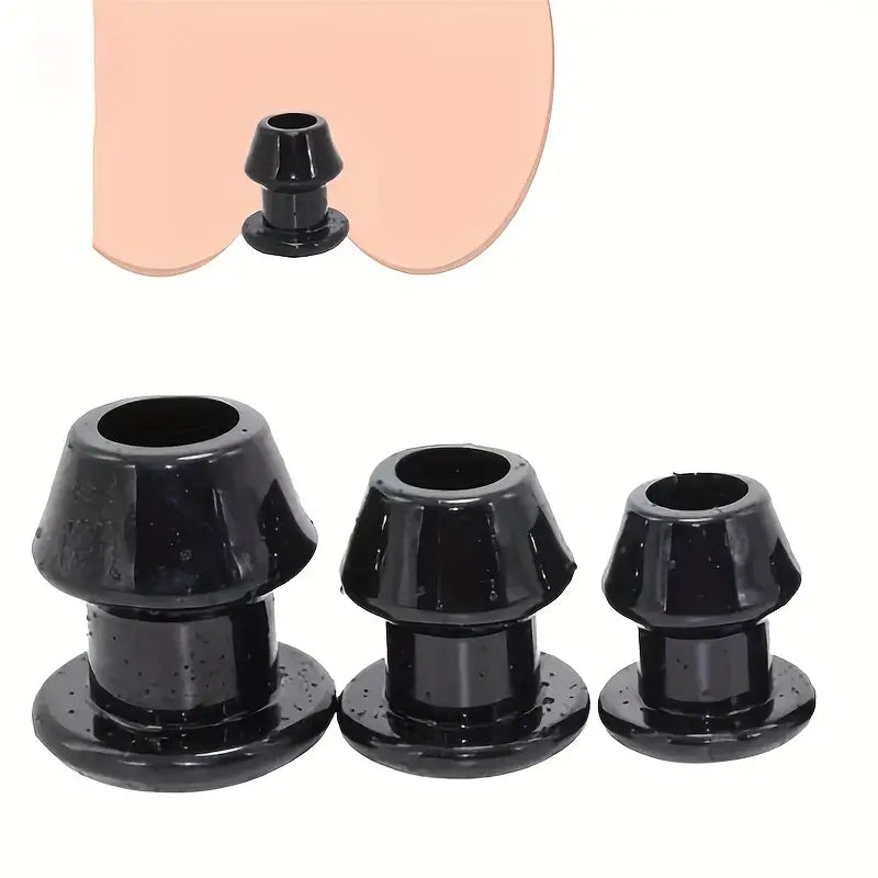 Hollow Anal Dilator Enema Silicone Hollow Prostate Massage Ana Dilator