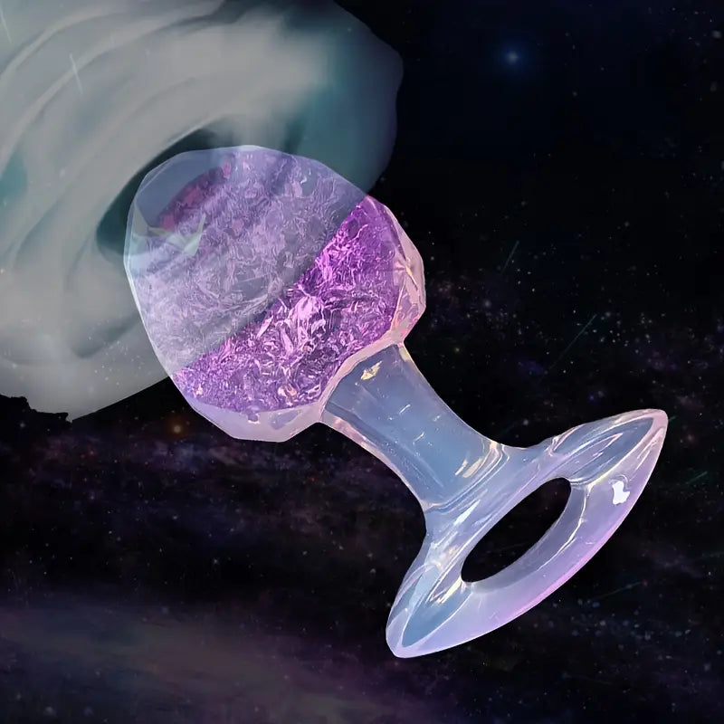High Transparency Diamond Anal Plug Self-Lubricating Anal Sex Toy