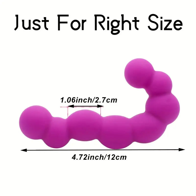 Anal Beads Butt Plug Curved Shaped Anal Stretcher Prostate Massager