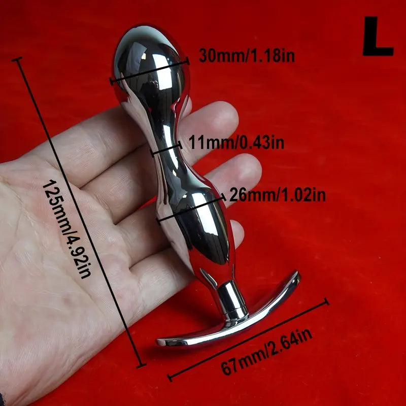 Metal Anal Plug Dildo Aluminum Alloy Anus Ass Butt Plug Trainer Dilator