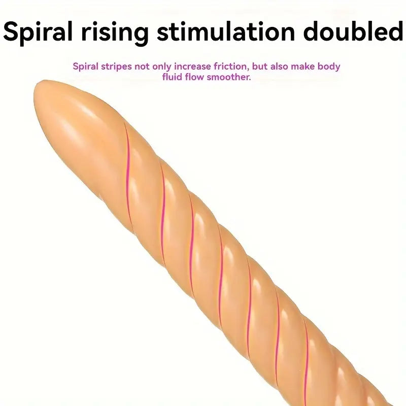 Spiral Twist Soft Butt Plug Suitable For Both Men Women Adult Toy