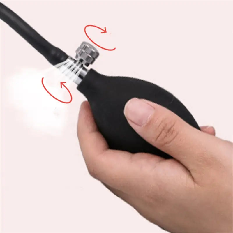 Inflatable Silicone Butt Plug Anal Beads Stretchers G Spot Stimulator