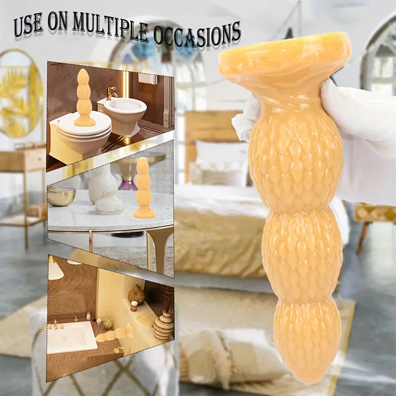 Golden Anal Plug Scaly Dragon Egg Butt Plug Large Novelty Soft Sex Toy