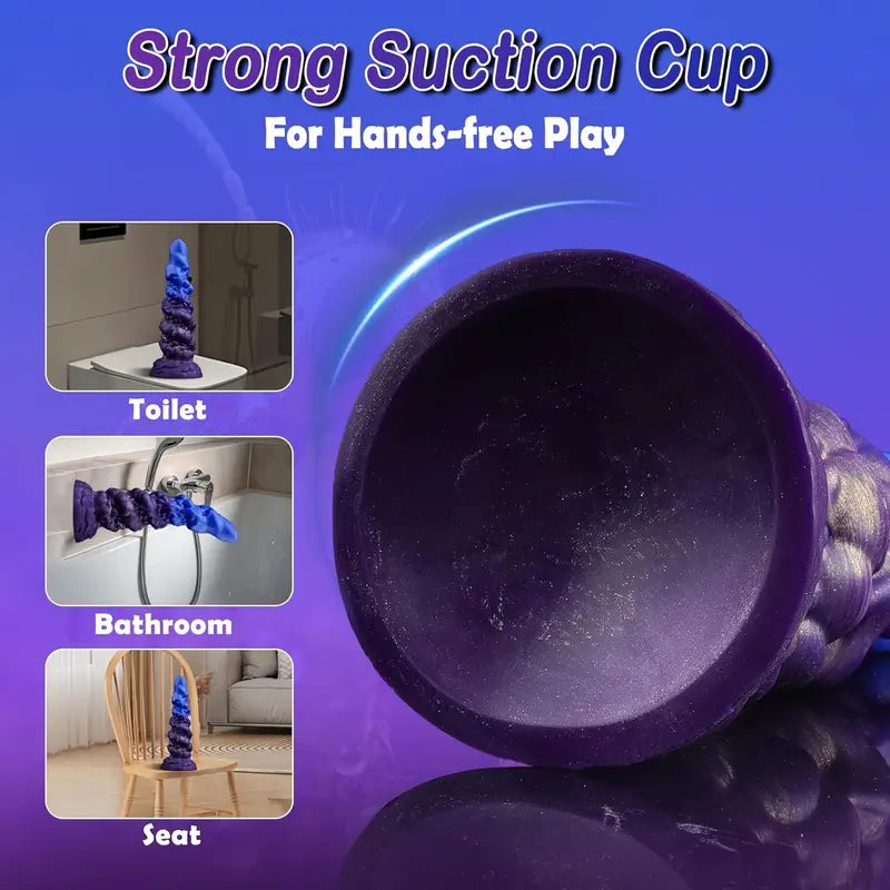 Spiral Soft Anal Plug Super Suction G-spot Stimulation Anal Expander