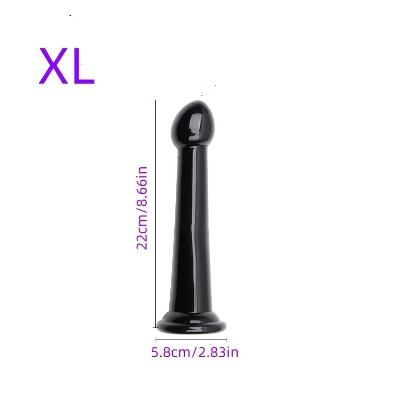 Simulated Penis Sticks With Suction Cup Anal Plug Sphincter Expander