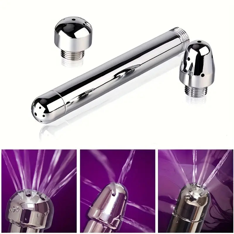 3-in-1 Shower Enema Nozzle Kit Douche Cleaner 3 Interchangeable Heads