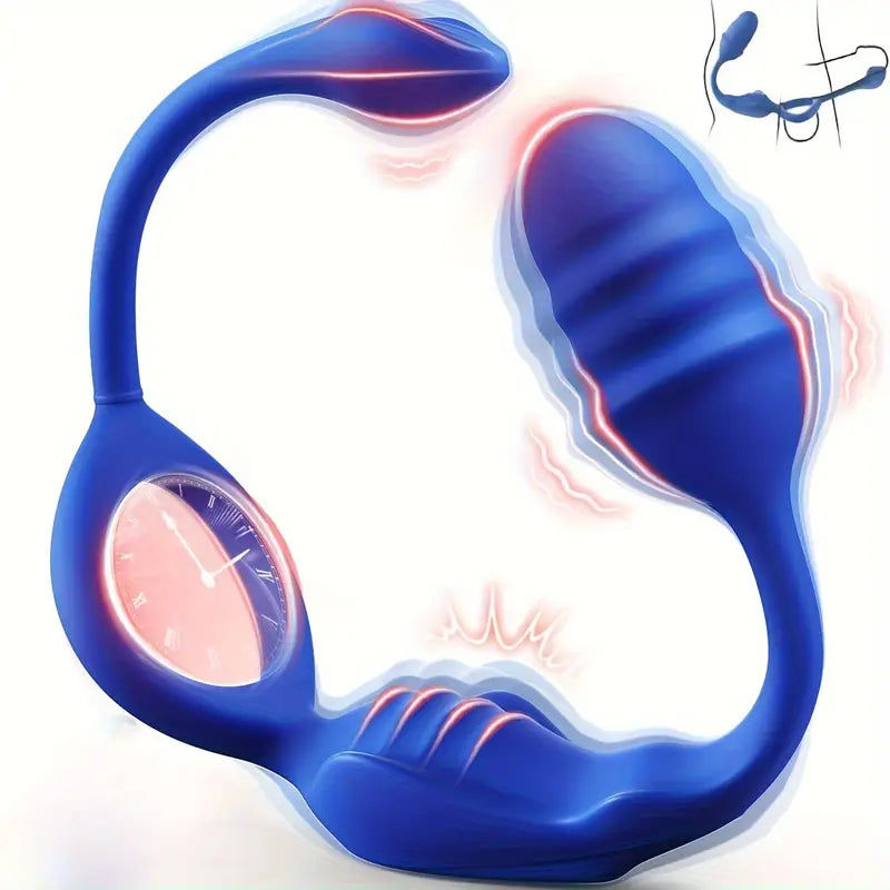 Vibrating Anal Vibrator Couple Vibrator Cock Ring Stimulator G Spot Vibrator