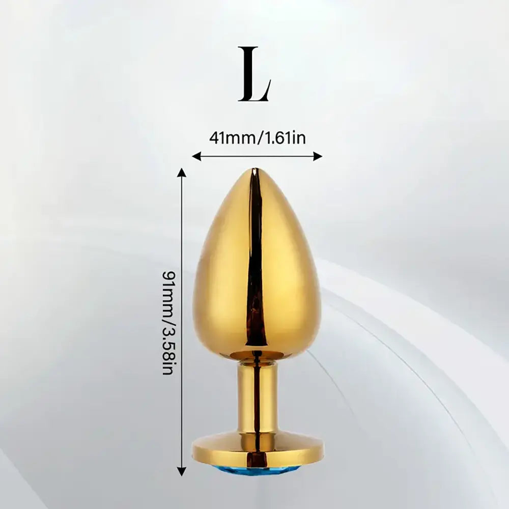 Metal Gem Anal Trainer Exercise Plug For Beginners Experienced Users