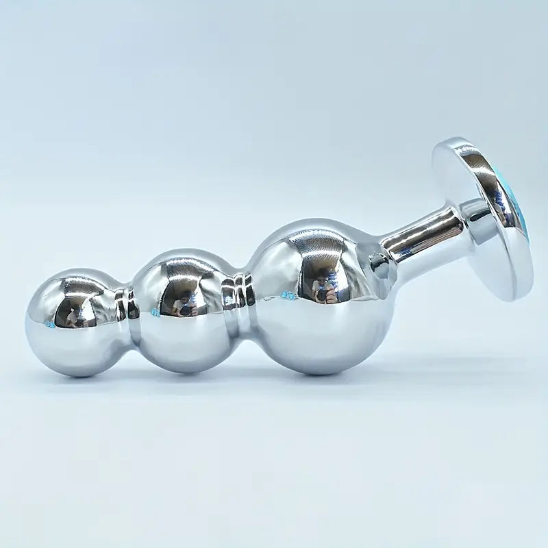 Three Connected Anal Beads For Anal Stimulation Anal Plug With Beads