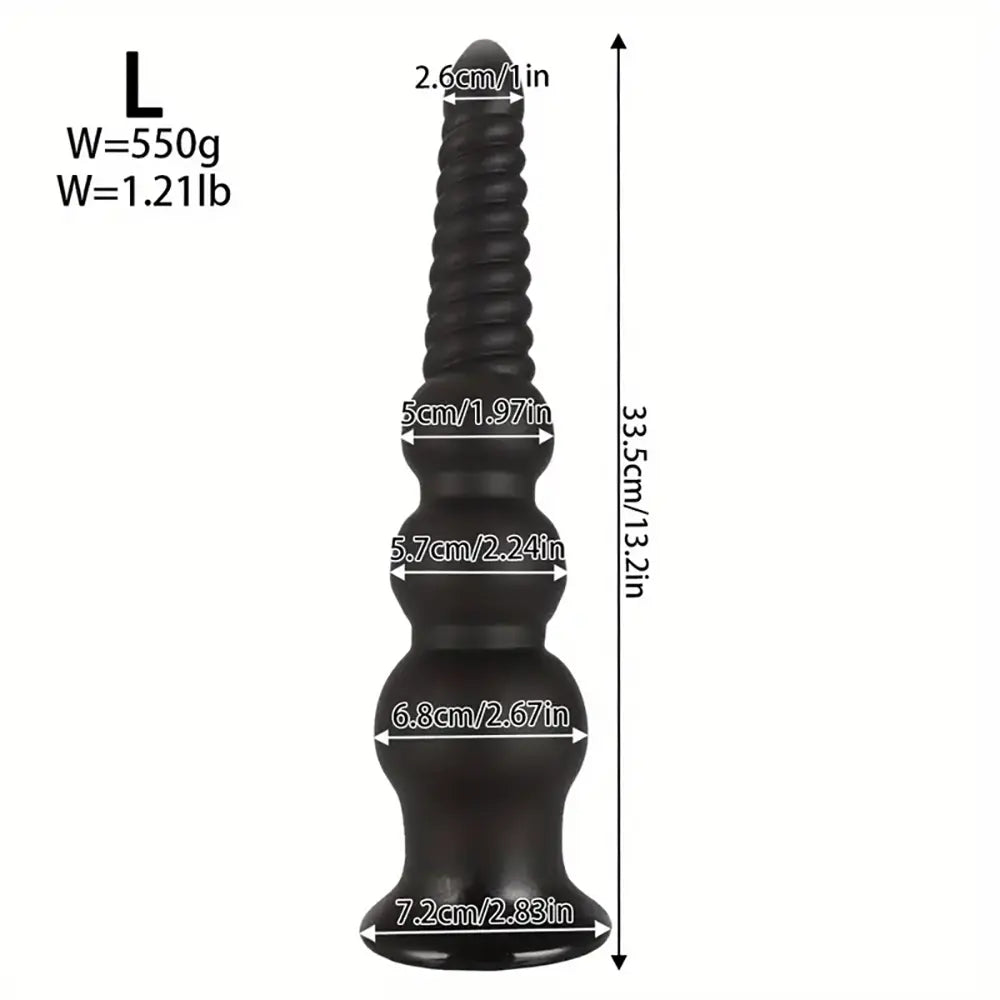 Multi-Specification Tail Pull-String Anal Plug Posterior Pleasure Toy