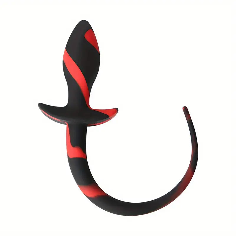 Silicone SM Anal Plug Pig Dog Tail Design Fun Novelty Dress-Up Accessory