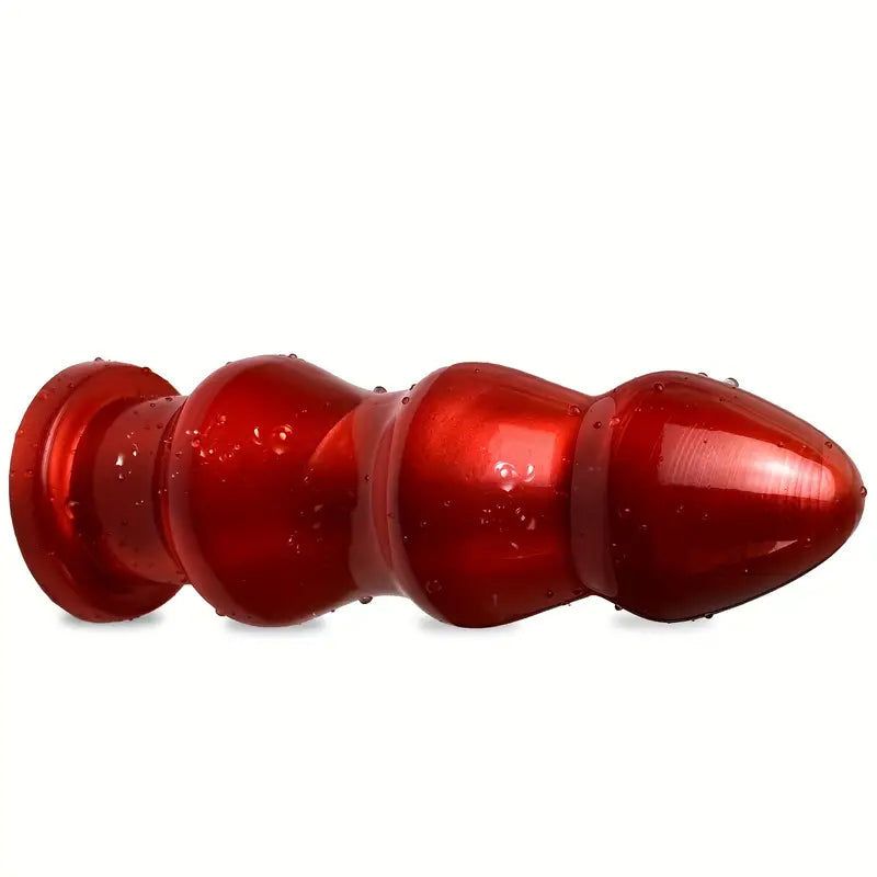 8.6 Inch Thick Anal Silicone Butt Plug Anal Dilator Beads With Suction Cup