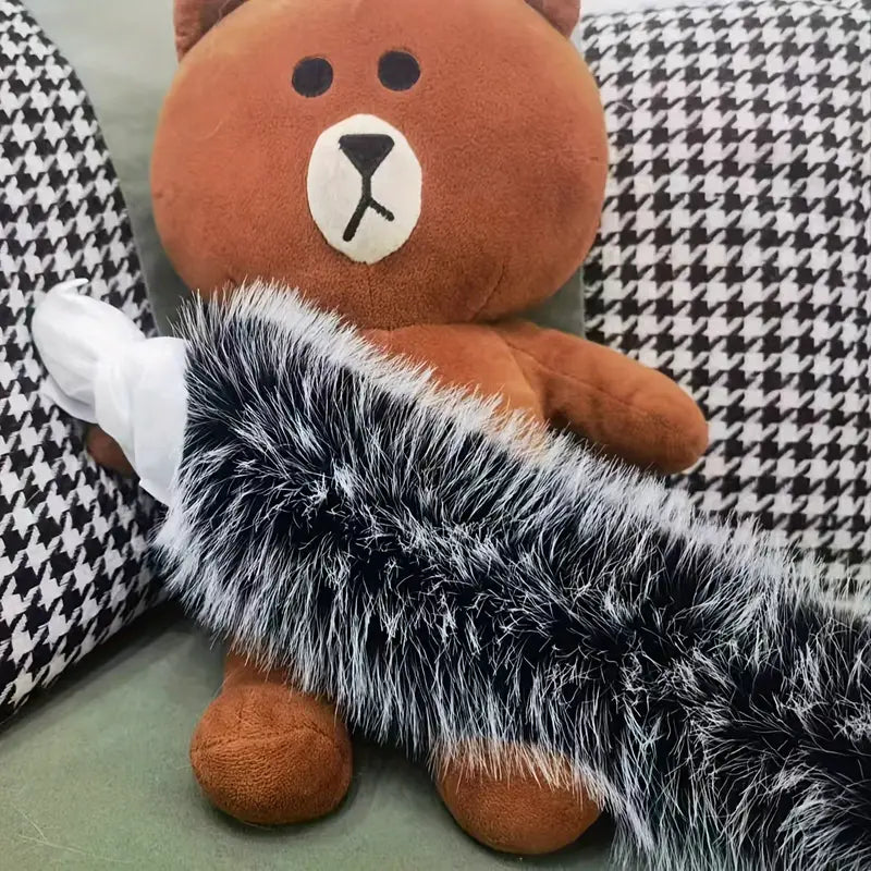 Fox Tail Butt Plug Realistic Furry Anal Detachable Metal Plug Adult Pleasure