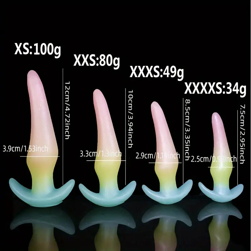 Silicone Anal Plug Waterproof Enhanced Pleasure & Flirting Couples Play