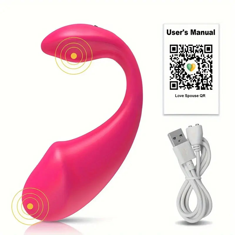 Wearable Bullet Vibrator Dual Motors Panty Vagina Stimulator Butt Plug Dildo